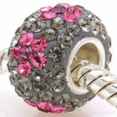 Crystal charm beads, we can make crystal, glass, glaze, wooden gemstone charms beads
